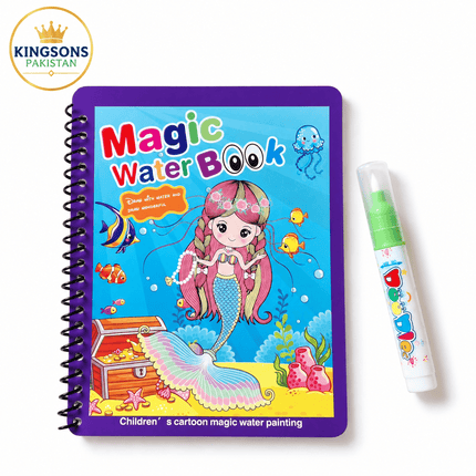 Magic Water Coloring Book with Water Pen