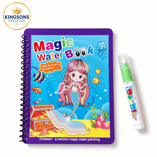 Magic Water Coloring Book with Water Pen