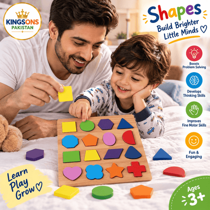 Wooden Shape Matching Peg Puzzle