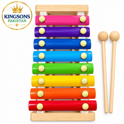 Wooden Rainbow Xylophone Musical Toy
